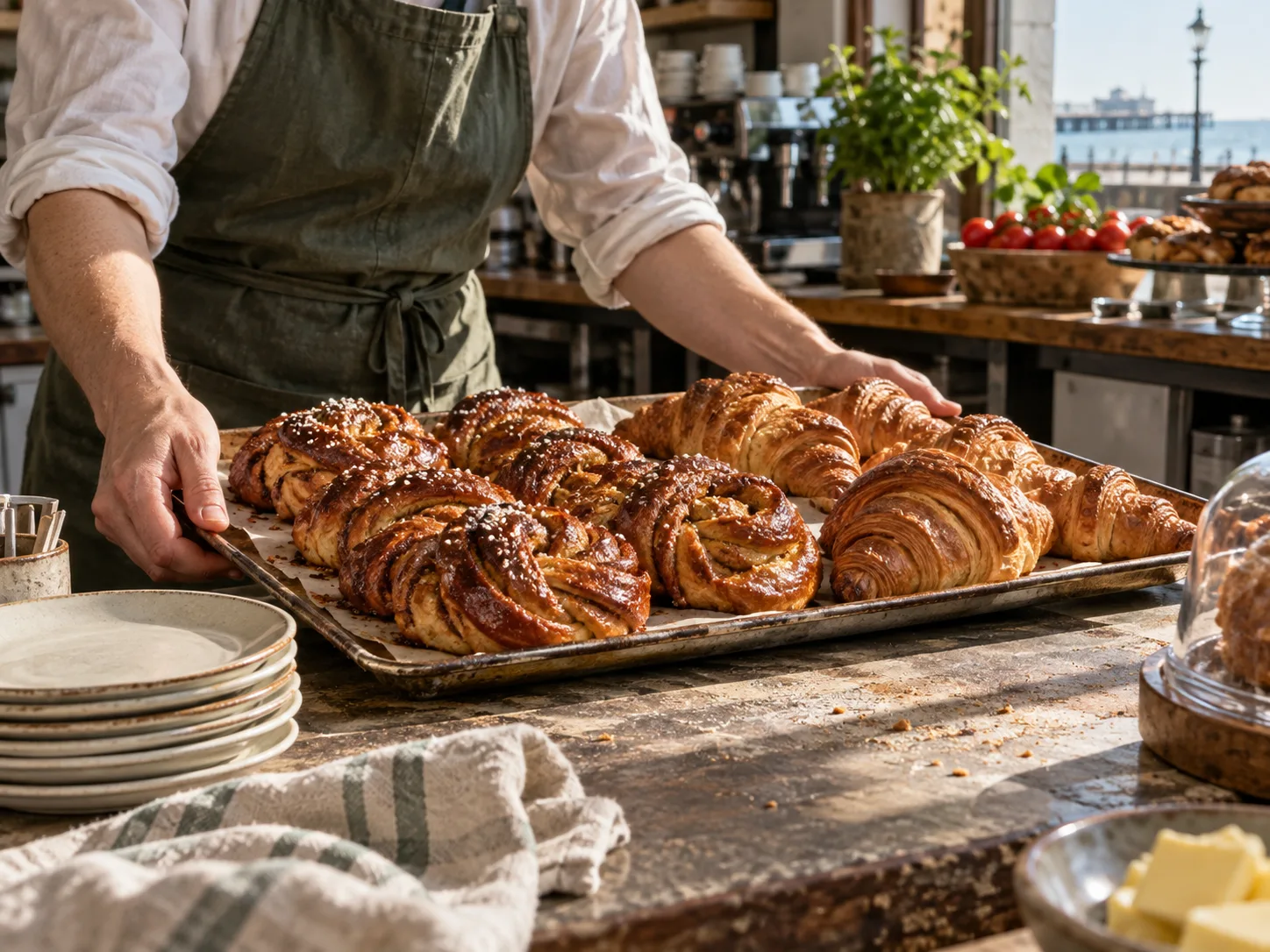 From the oven